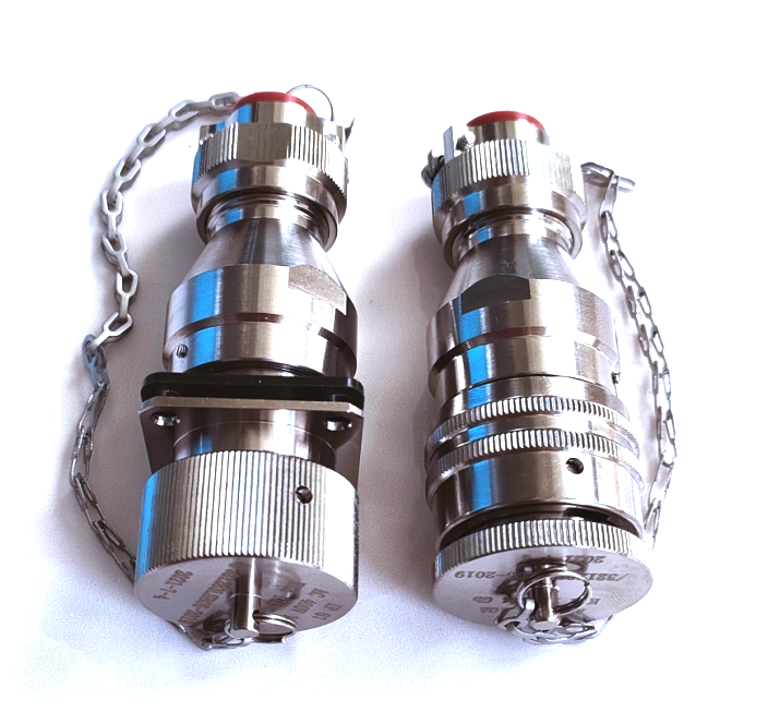 12芯圆形不锈钢对接式防爆连接器